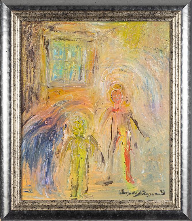 Birgitte Söndergaard, olja på duk, signerad.