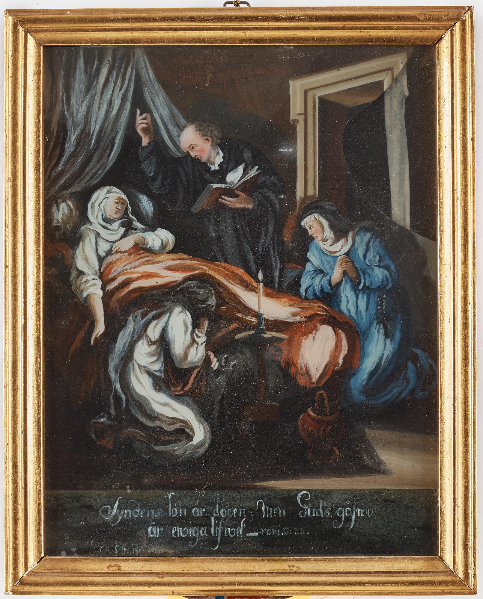 GLASMÅLNING, Sverige, 1800-tal.