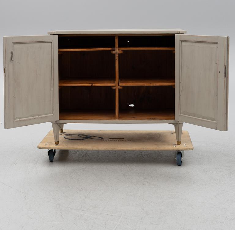 A Gustavian style sideboard, late 19th Century.