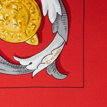 Hermès, scarf, "Le Mors A La Conétable".