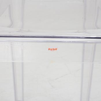 Philippe Starck, 8 st, "La Marie" Kartell, Italien, Modellen formgiven 1998.