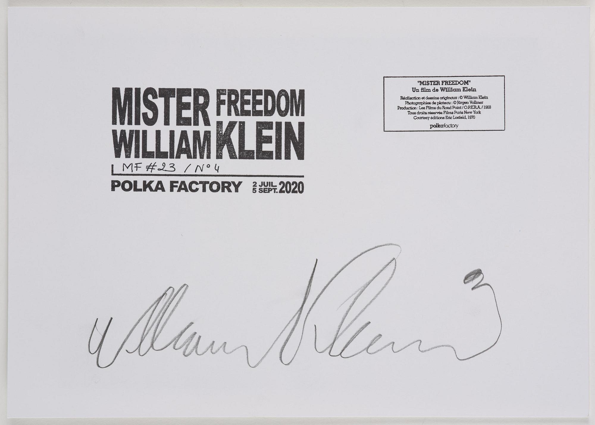 William Klein, ”Mister Freedom koffert - full set edition”, 2020.