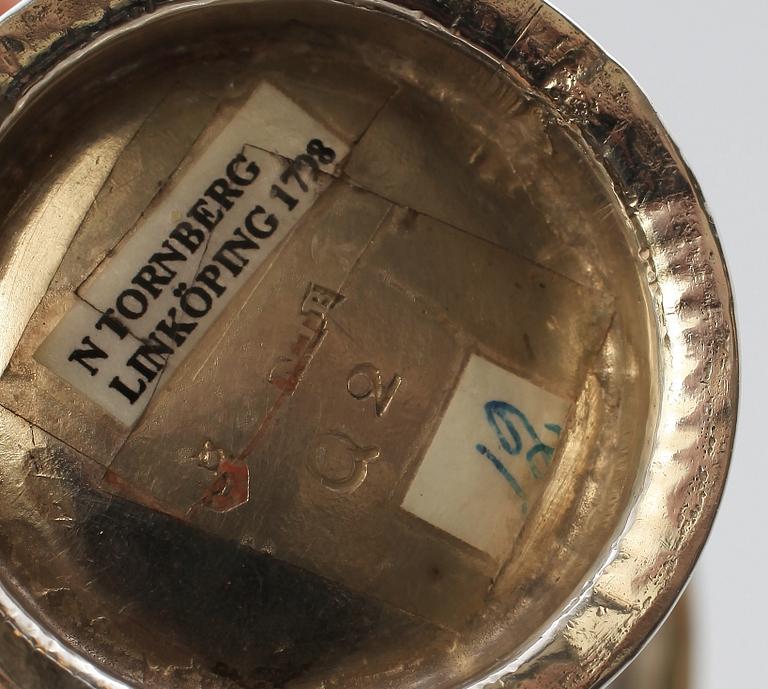 BÄGARE, silver, Nils Tornberg Linköping 1798.