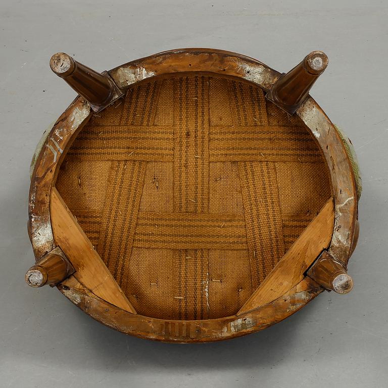 KARMSTOL, gustaviansk stil, 1800-tal.