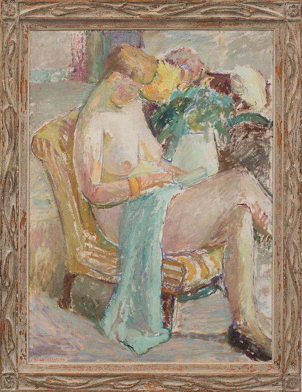RUNE PERSON, olja på duk. Signerad och daterad -47.