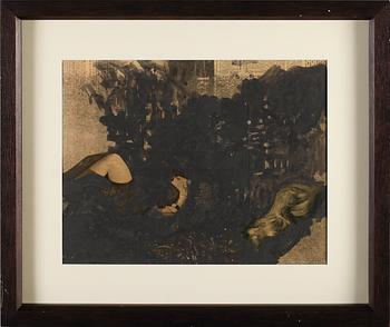 OLA BILLGREN, collage, signerad.