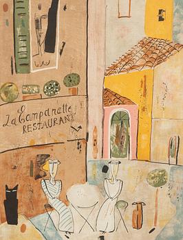 Madeleine Pyk, "Restaurant La Campanette".
