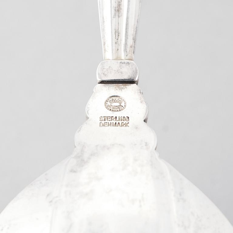 Johan Rohde, bestick, 18 delar Konge/Acorn, Georg Jensen, Köpenhamn efter 1945, sterling.
