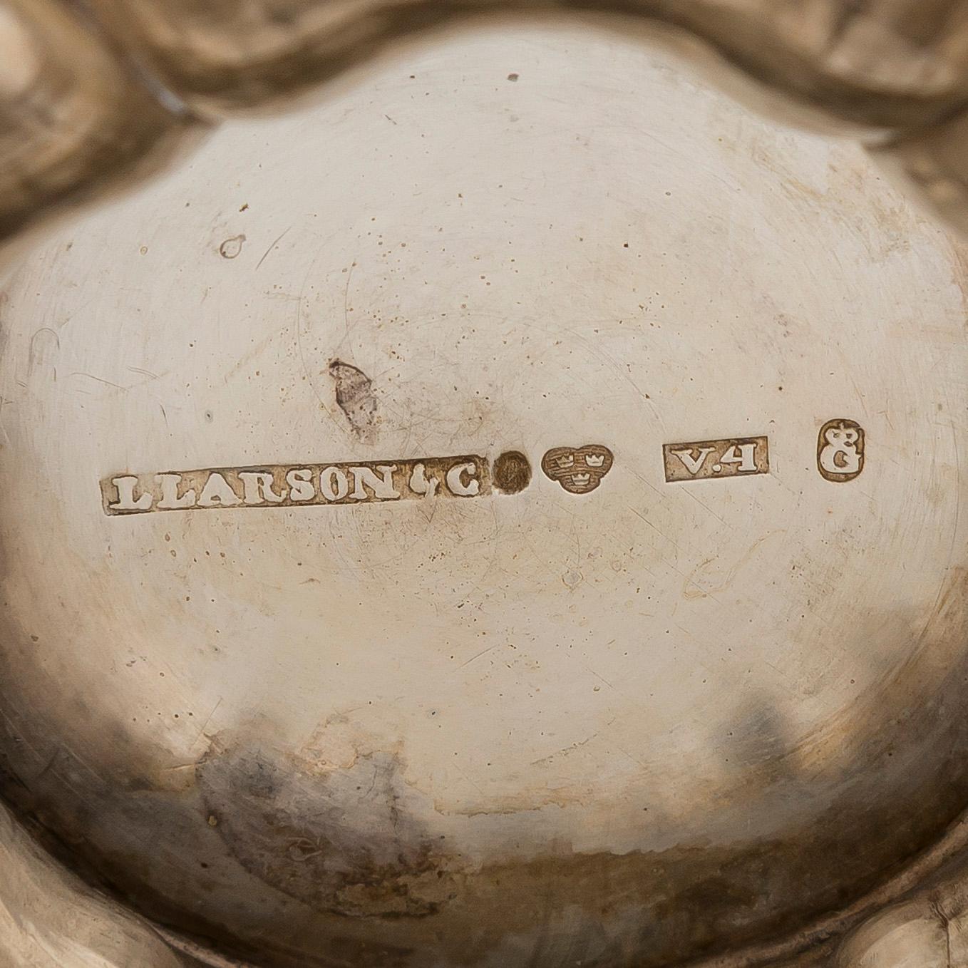 Lars Larsson, Konvehtimalja, hopea, Göteborg 1851.