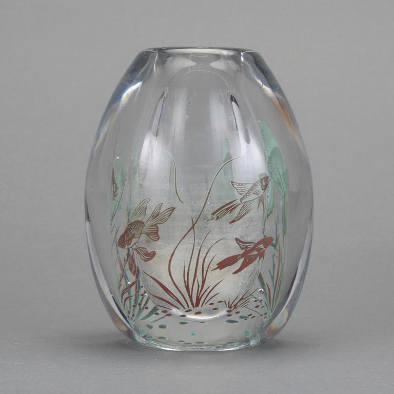 VAS, Edward Hald, Orrefors, 1948. "Fiskgraal".