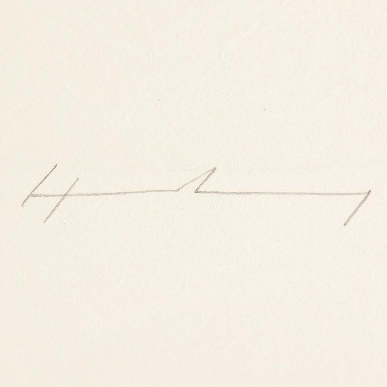HANS HARTUNG, a lithograph, singned in pencil and numbered 24/35.