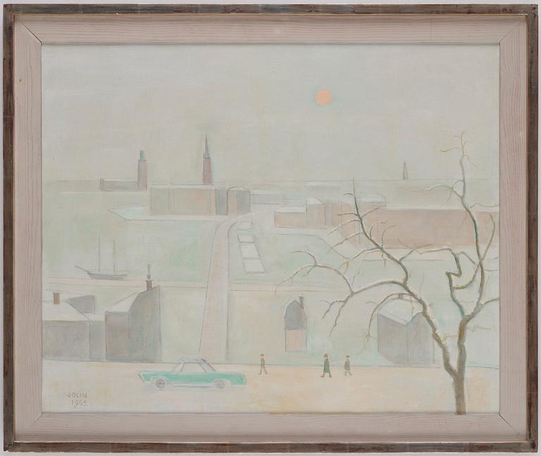 Einar Jolin, Winter scene from Stockholm.