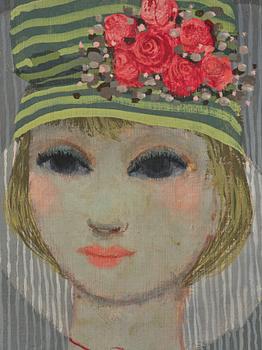Pelle Åberg, Young woman with a hat.