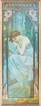 ALPHONSE MUCHA, efter,  affischer, 4 st, 1900-talets andra hälft.