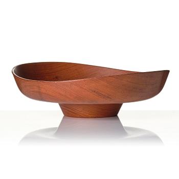 Finn Juhl, a teak bowl, Kay Bojesen, Denmark.