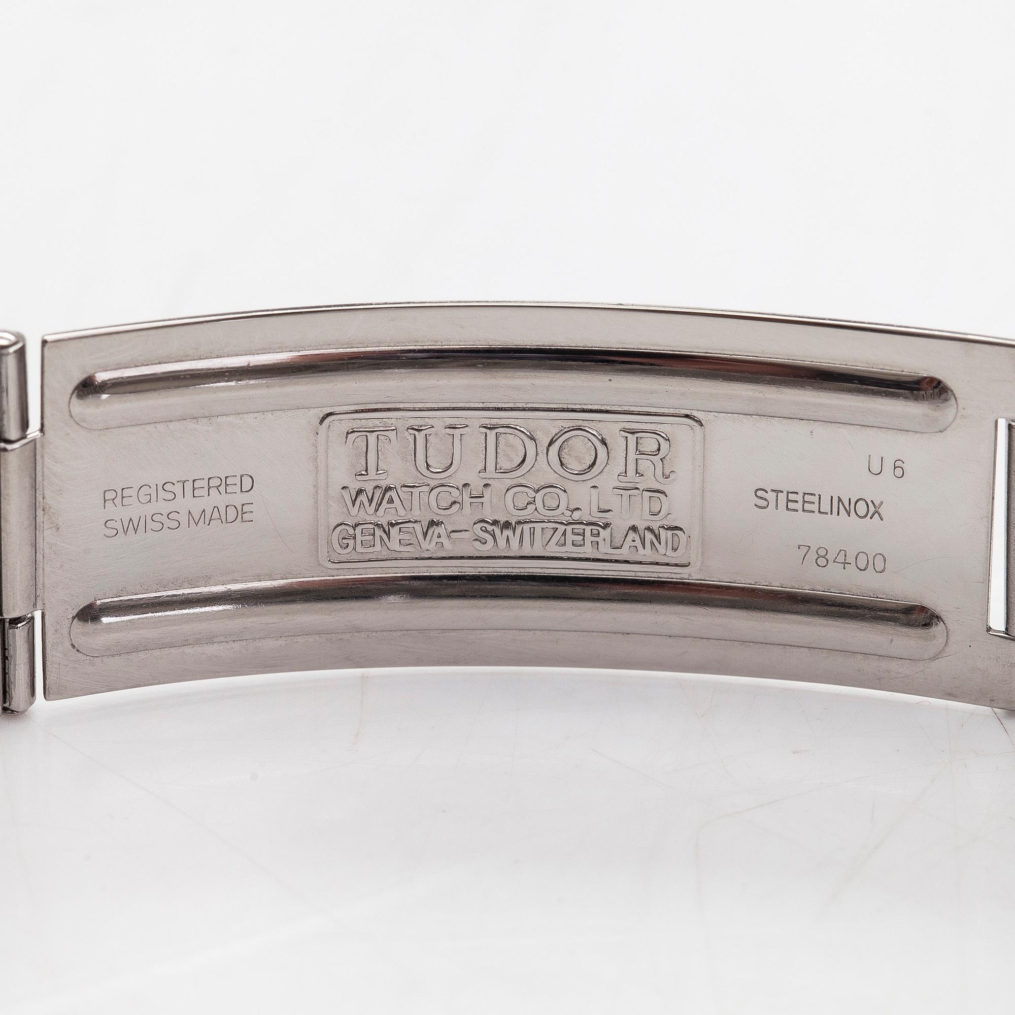 Tudor, Prince Date, "Non-Tiger", chronograph, wristwatch, 39.5 mm.