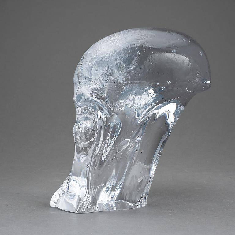 SKULPTUR, glas, Ludvig Löfgren, Kosta Boda, 2000-tal.