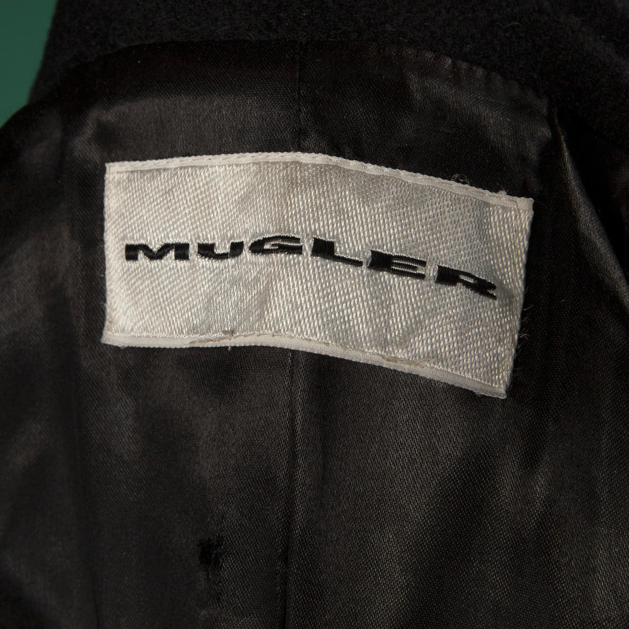 A coat by THERRY MUGLER.