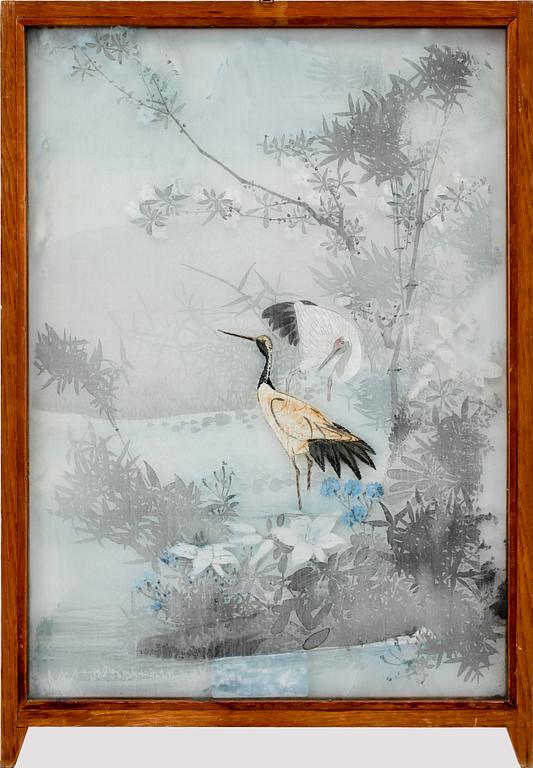 SIDENMÅLERI, Kina. 1900-tal.