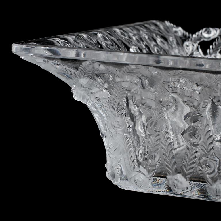 SKÅLFAT, glas, Lalique, 1900-talets andra hälft.