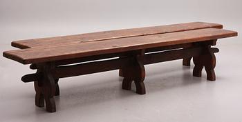 LÅNGBÄNKAR, ett par, 1900-talets början.