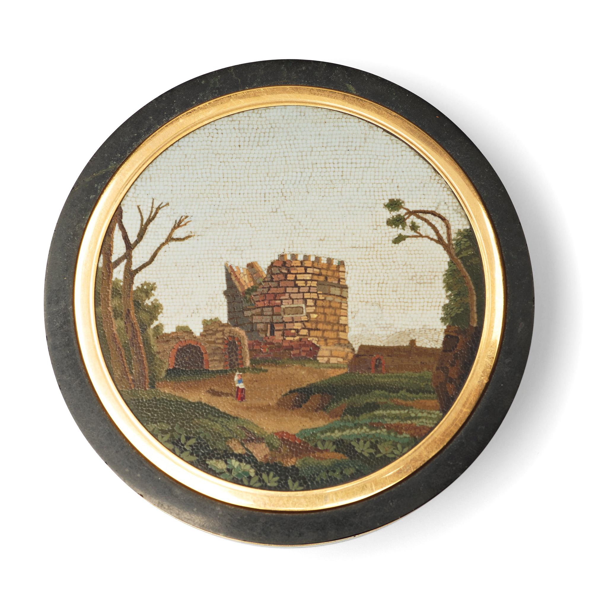 A casket and cover, Italy, 19th century.