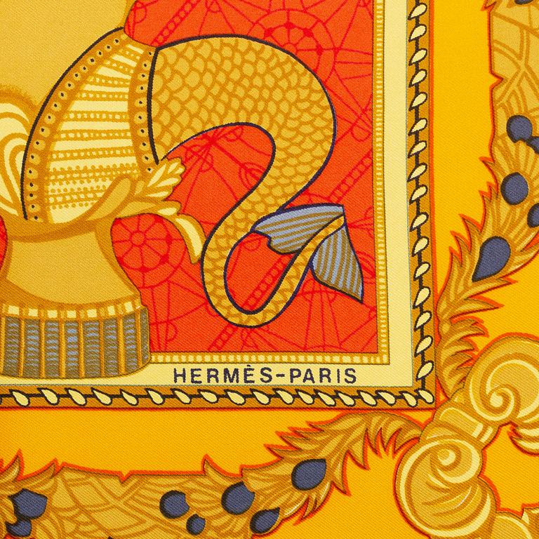 Hermès, scarf, "Les Bissone de Venise".