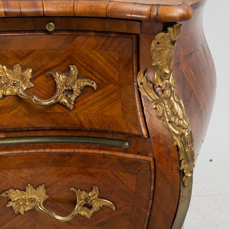 A Rococo chest of drawers, second half of the 18th century.