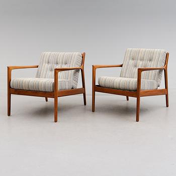 FÅTÖLJER, 1 par, "USA 75", Folke Ohlsson, Dux, 1900-talets andra hälft.