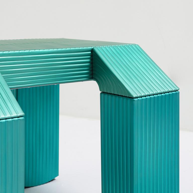 David Taylor, a unique easy chair, "Striped Chair", Studio Mellösaverken, Sweden, 2025.