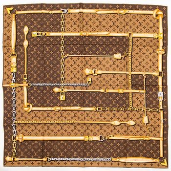 Louis Vuitton,  A 'Monogram Confidential Square', scarf.