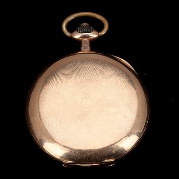 FICKUR, savonett 14K guld. Schwetziska stämplar, kring 1920.