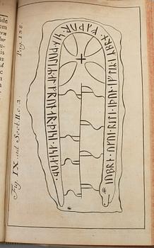 A BOOK, Johann Georg Keysler: Antiquitates selectae septentrionales et celticæ, Hannover 1720.