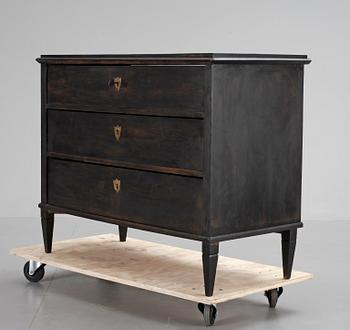 BYRÅ, sengustaviansk stil, 1800-tal.