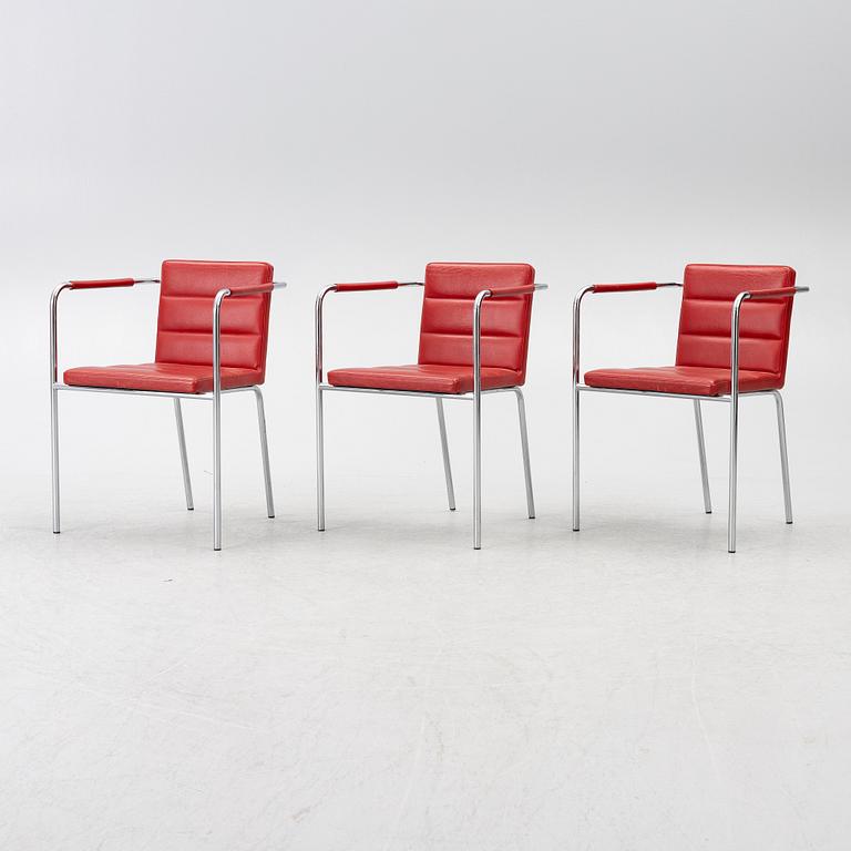 Gunilla Allard, three 'Cinema Sport' armchairs, Lammhults, Sweden.