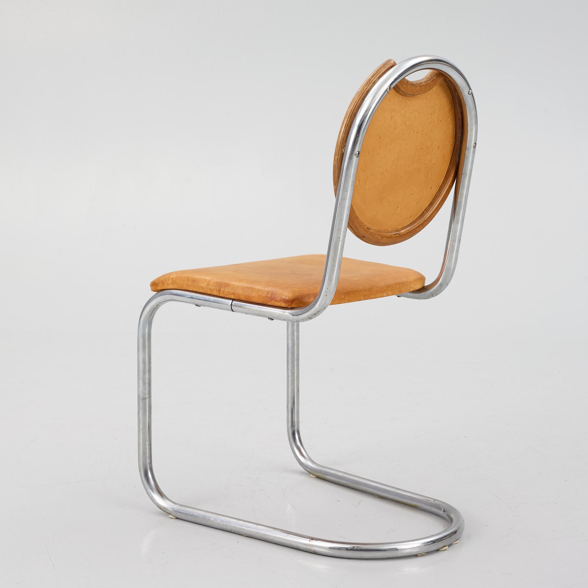Sven Markelius, stol, "Epa", DS Staal-Stel, 1930-tal.