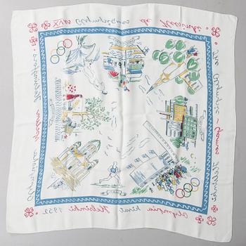 SCARF, Olympiska sommarspelen 1952, Helsingfors. Konstfiber.
