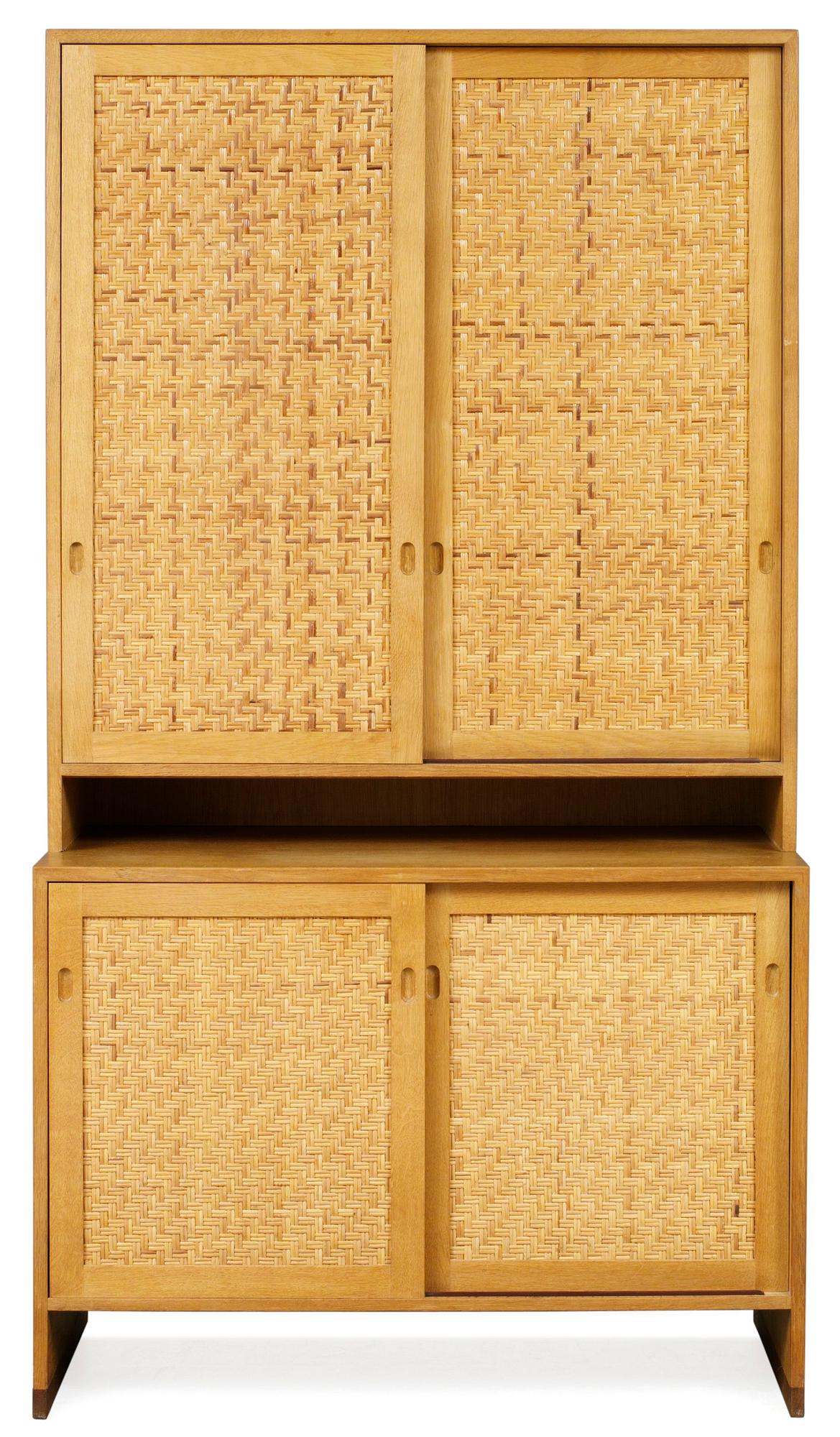 HANS J WEGNER, skåp, tudelat, RY-möbler, Danmark, 1950-60-tal.