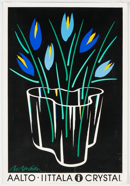 Juliste, design Bo Bendixen, 1970-luku.
