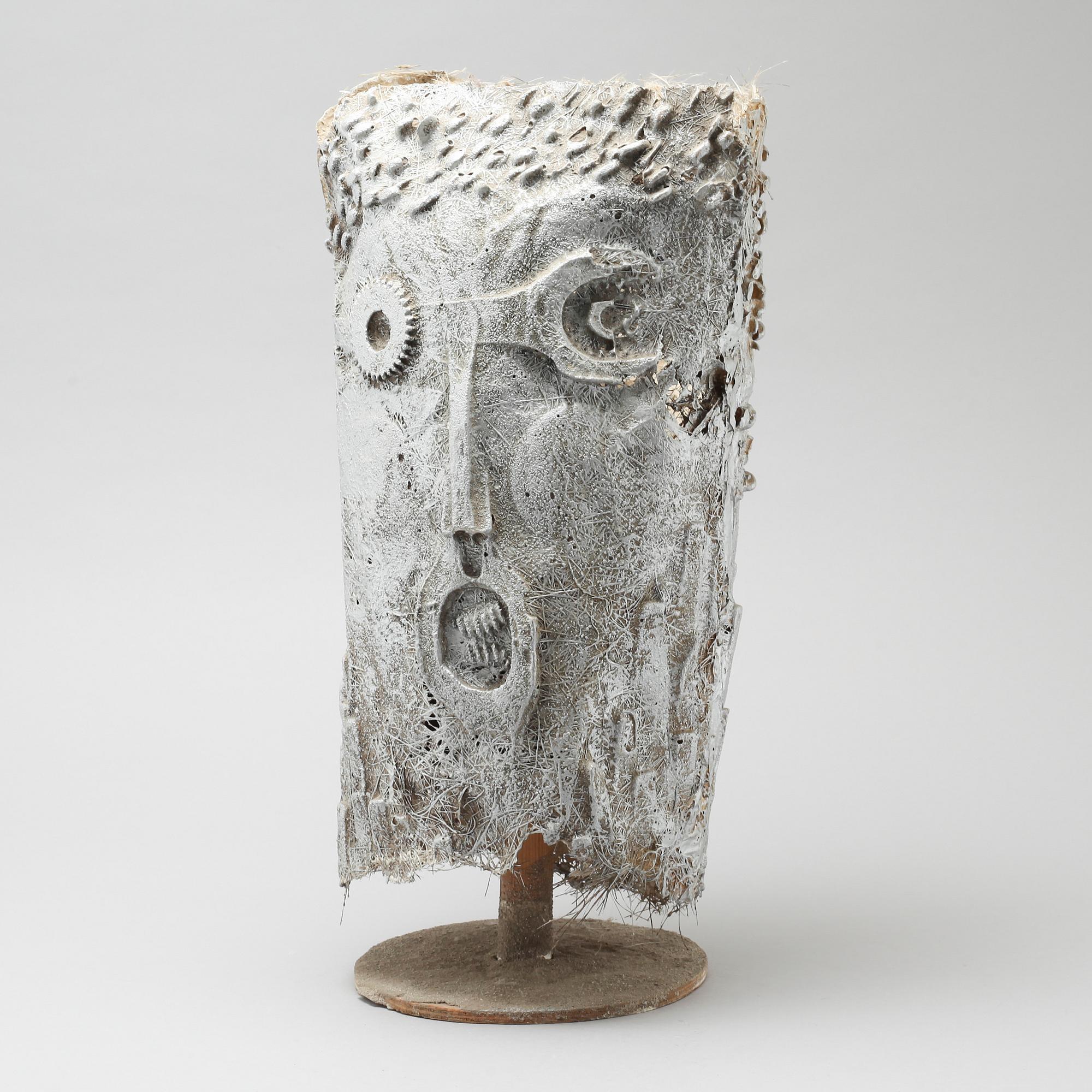 OLE JOHAN TØRUD, sculpture, lacquered polyester and wood, unique, unsigned.