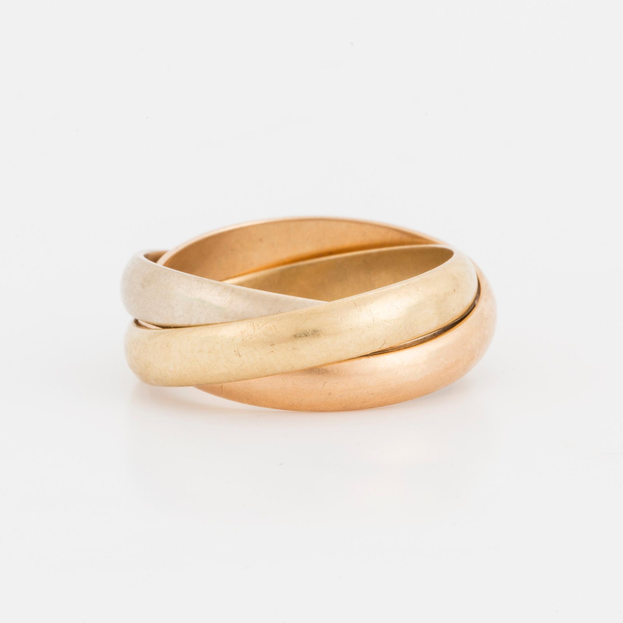 CARTIER, 'Must de Cartier', 'Trinity' ring.