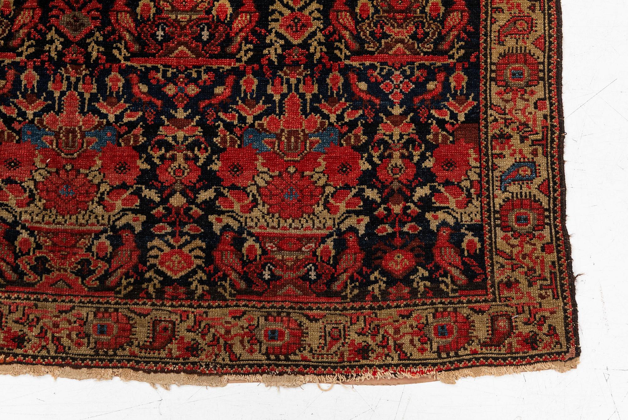 A Senneh carpet, West Persia, c. 187 x 125 cm.