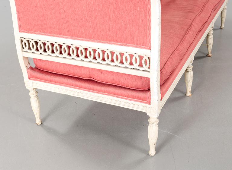 A late gustavian sofa from around year 1800.