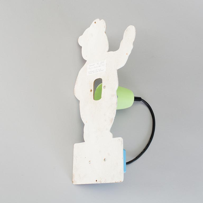 Martin Wickström, object for wall /lamp. No 7/12. Signed and dated -92.