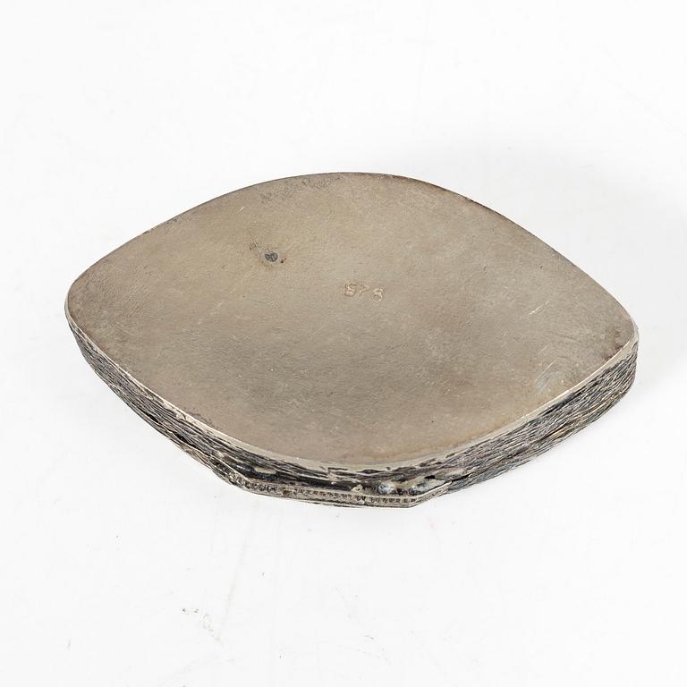 Boxes, 4 pcs, silver and niello, including Moscow, Russia 1873.
