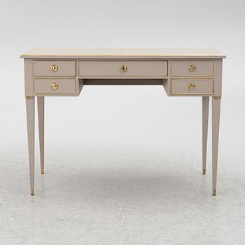 A Gustavian style ladies' writing desk, mid-20th century.