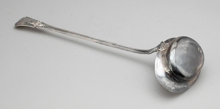 SOPPSLEV, silver, Carl August Nilsson, Malmö, 1885. Vikt ca 300 gram.