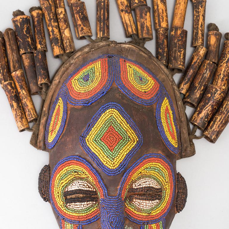 Two 20th century African wooden masks.