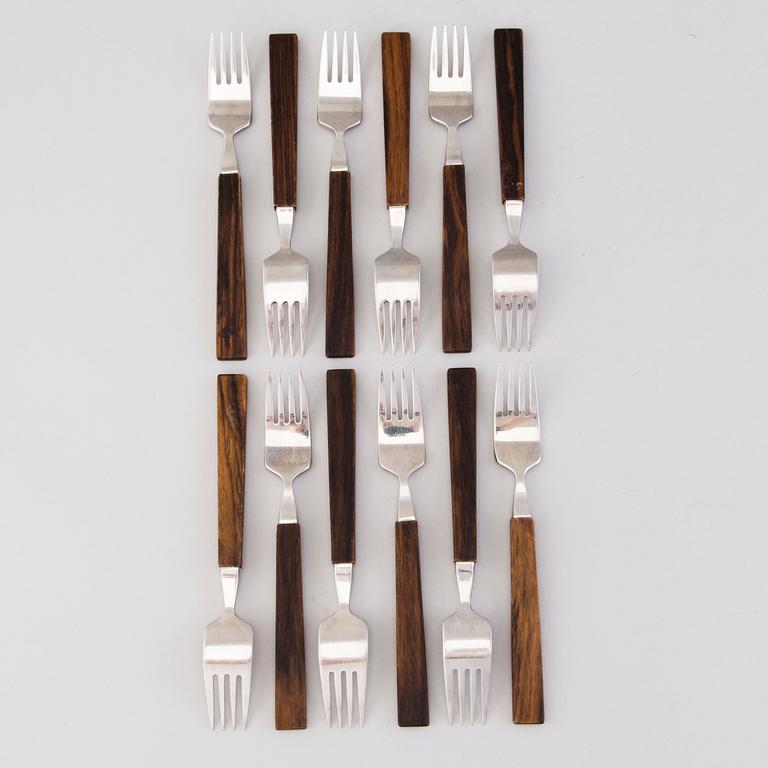 BERTEL GARDBERG, A 50-piece set of 'Triennale' cutlery for Fiskars. Model designed in 1956-57.