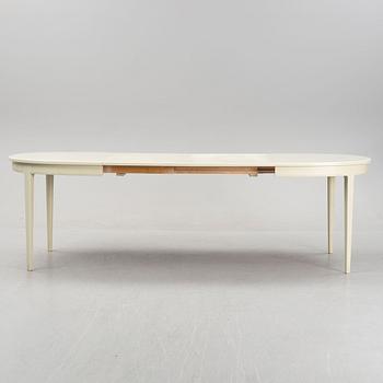 Carl Malmsten, a 'Herrgården' dining table and a set of four 'Vardags' chairs, second half of the 20th Century.